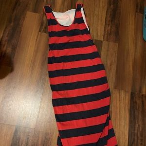 Maternity maxi dress